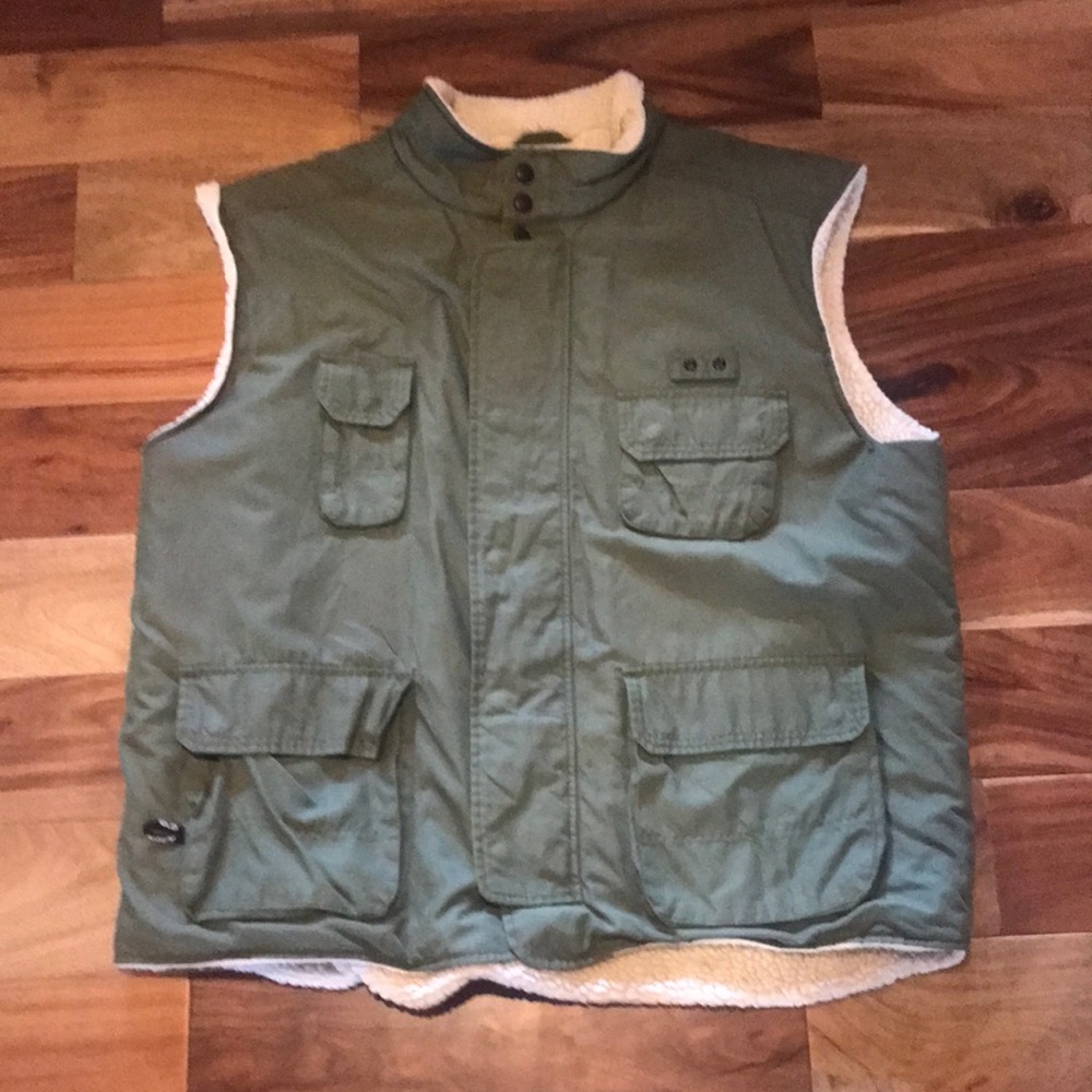 olive green old navy cotton mens vest